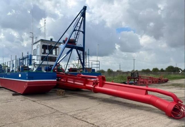 Дизельный Земснаряд аренда. Ахтарец