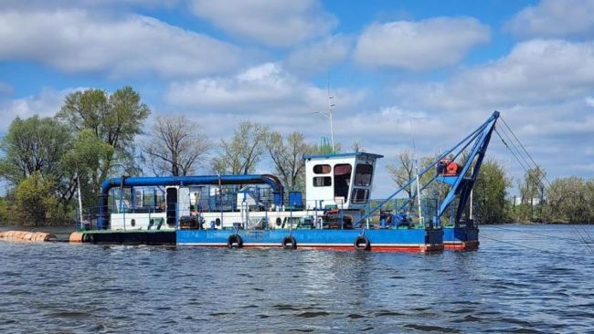 Земснаряд дизельный фрезерный для грунтов