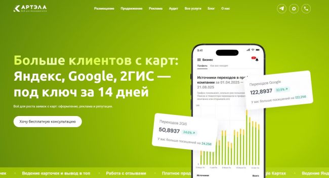 Продвижение бизнеса в Яндекс Картах, Google, 2ГИС Продвижение бизнеса в Яндекс Картах, Google, 2ГИС
